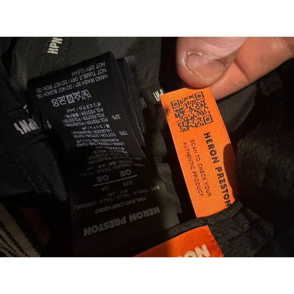 HERON PRESTON HPNY Nylon Hat - New with tags, in original packaging - Black - Picture 9 of 11